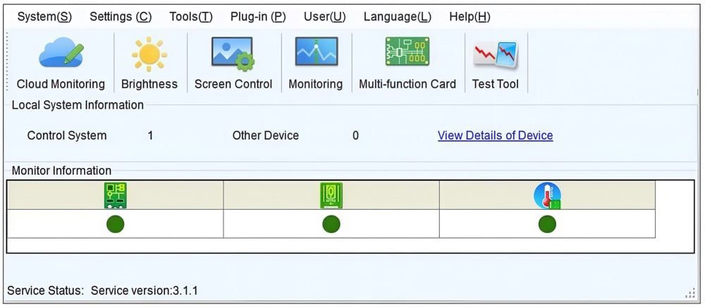 NovaLCT-Software Connection with Sending Card