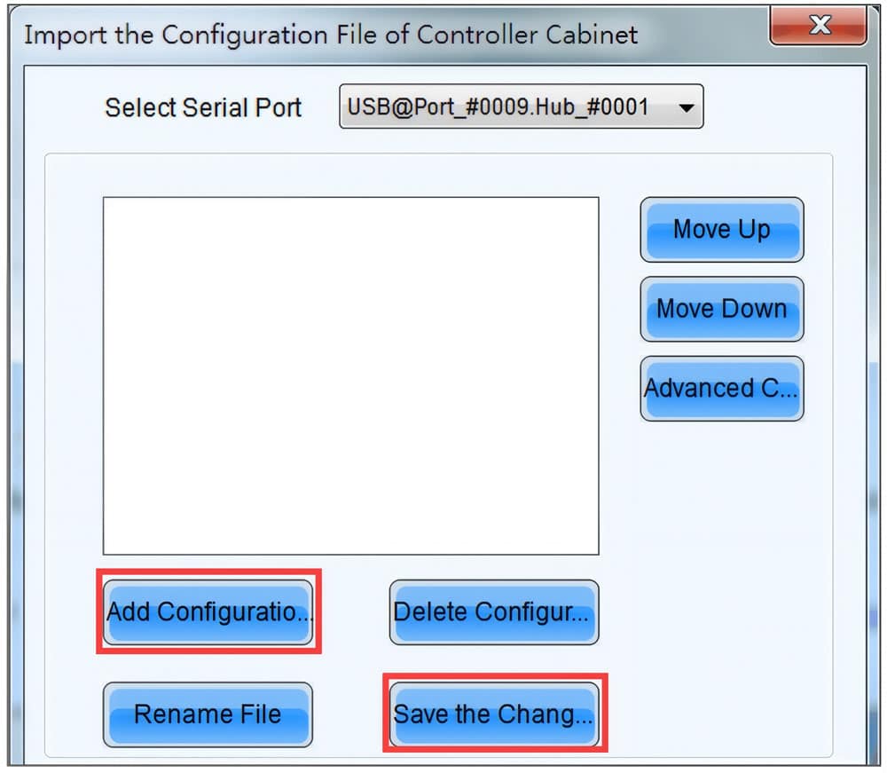 novastar mctrl660 - Importing configuration file of controller cabinet