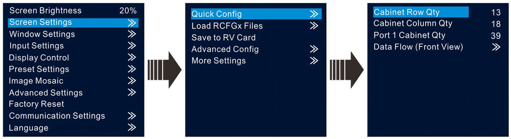 novastar vx6s - Quick configuration