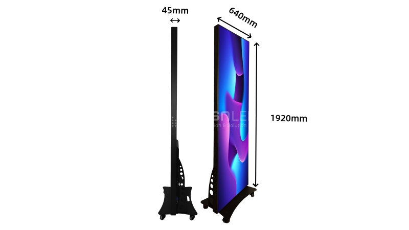 LC60C LED Poster Size