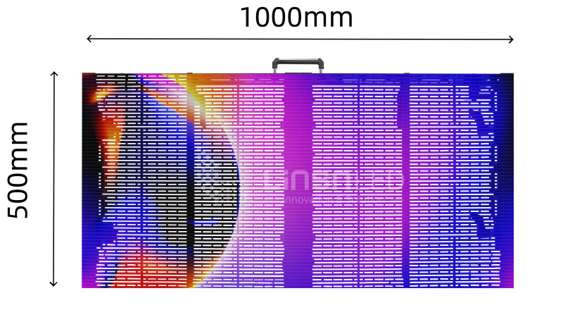 OR Series Transparent LED Display Size