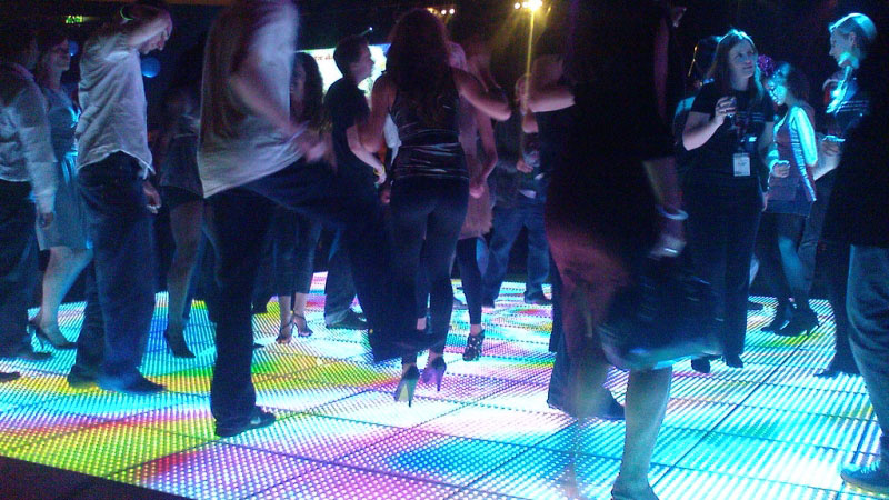 dance floor led display