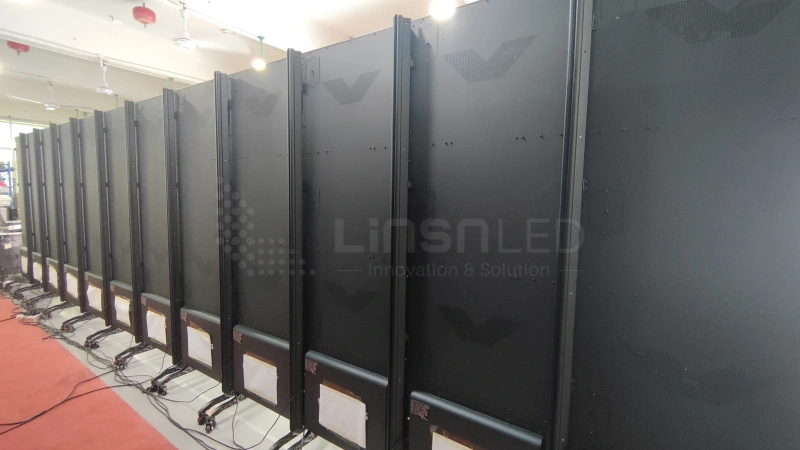 12 LC60S LED Poster Seamless Splicing Back View