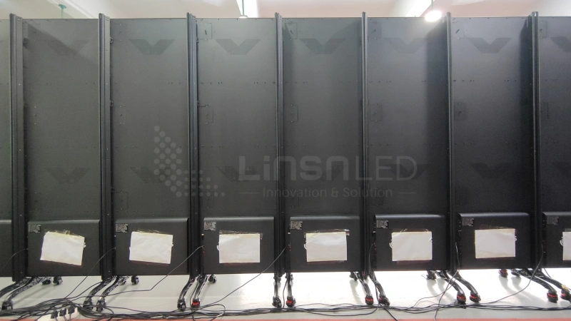 12 LC60S LED Poster Seamless Splicing Back View
