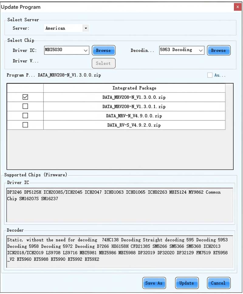 Update NovaStar Receiving Card Firmware - Receiving card cloud update