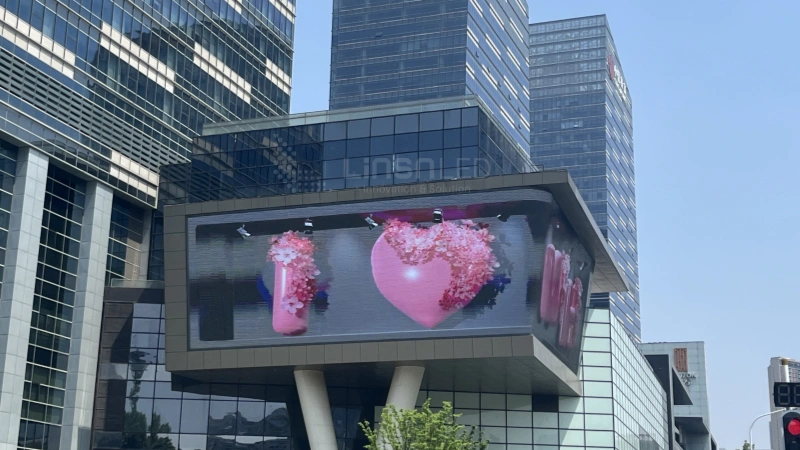 3d outdoor advertising led display screen​