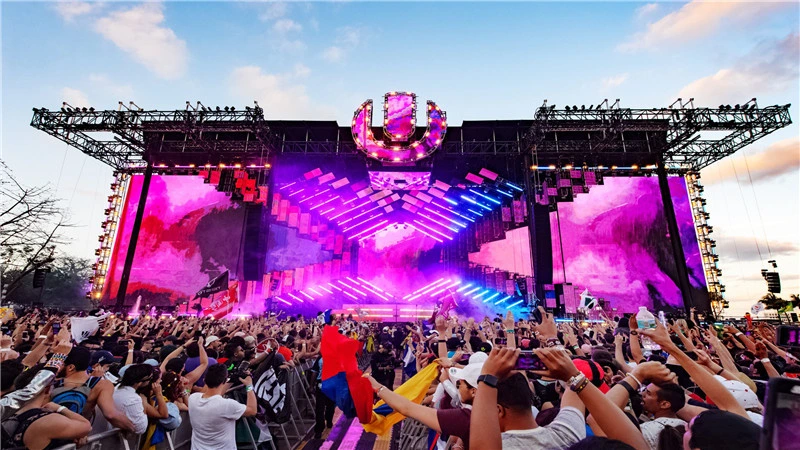 event led screen for festivals