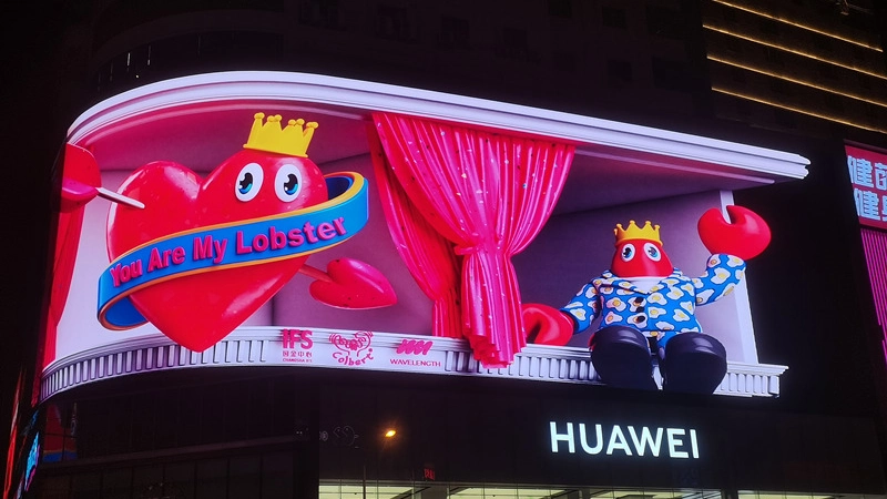 outdoor 3d led screen market​