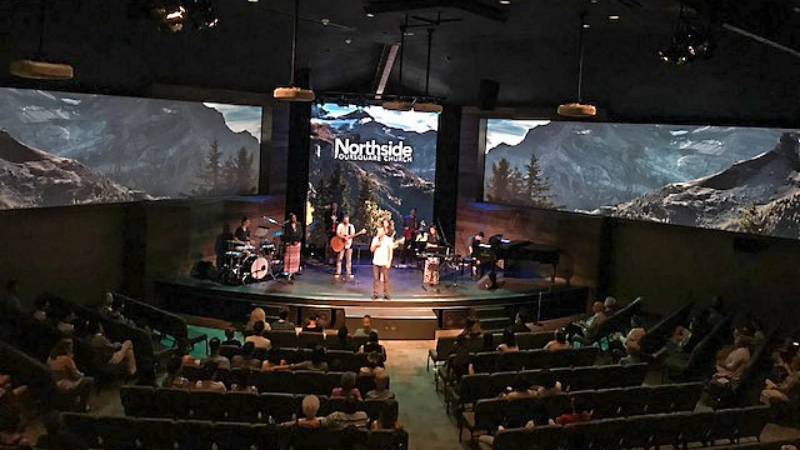 large led screen for church