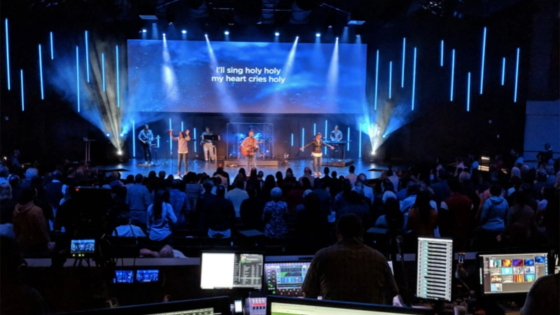 church led wall