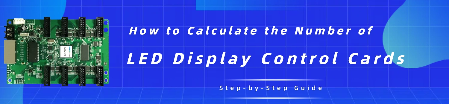 calculate led control card