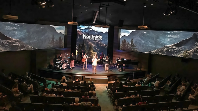 church led wall