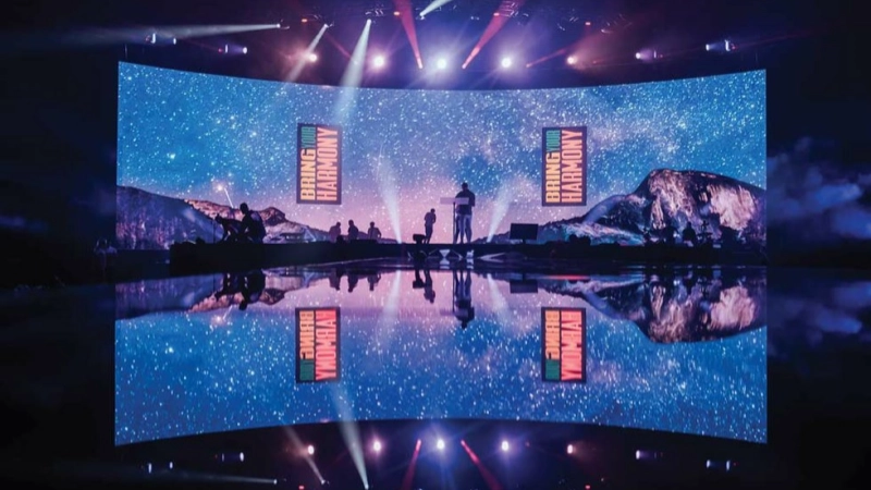 church led video display