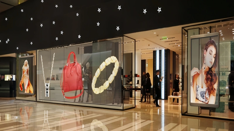 led display for shop windows