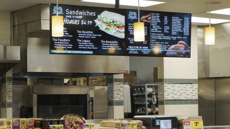 led retail display​
