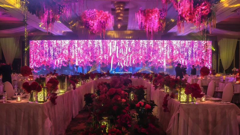 led screen for wedding price