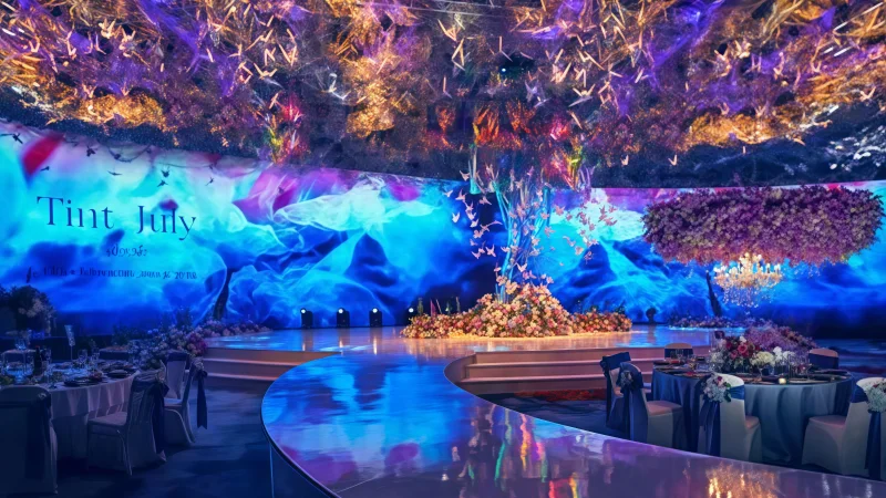 marriage wedding led wall