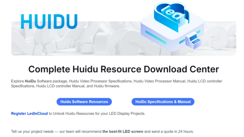 Huidu Resouces Download