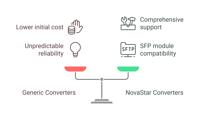 NovaStar Fiber Converter Advantages