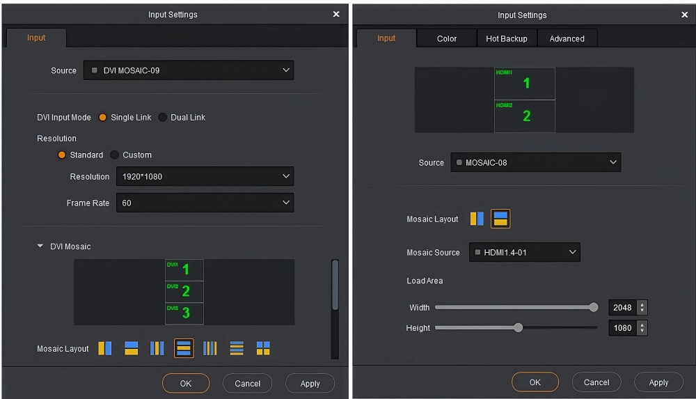V-CAN input setting