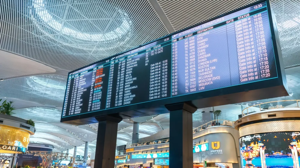 airport led display