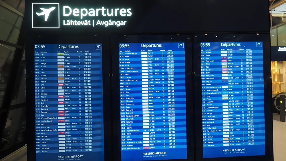 airport led screen