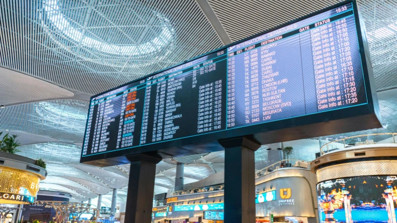 airport led screen
