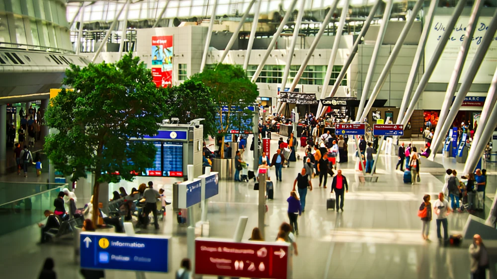 Airport LED display