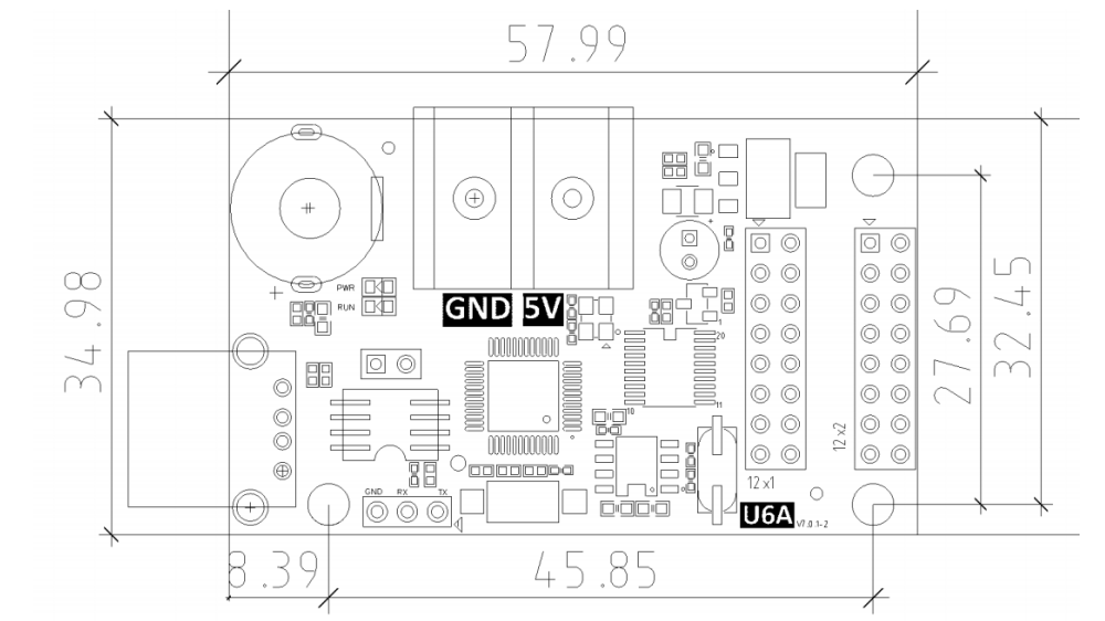 u6a led controller sizes
