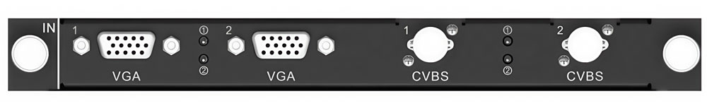 VGA and CVBS
