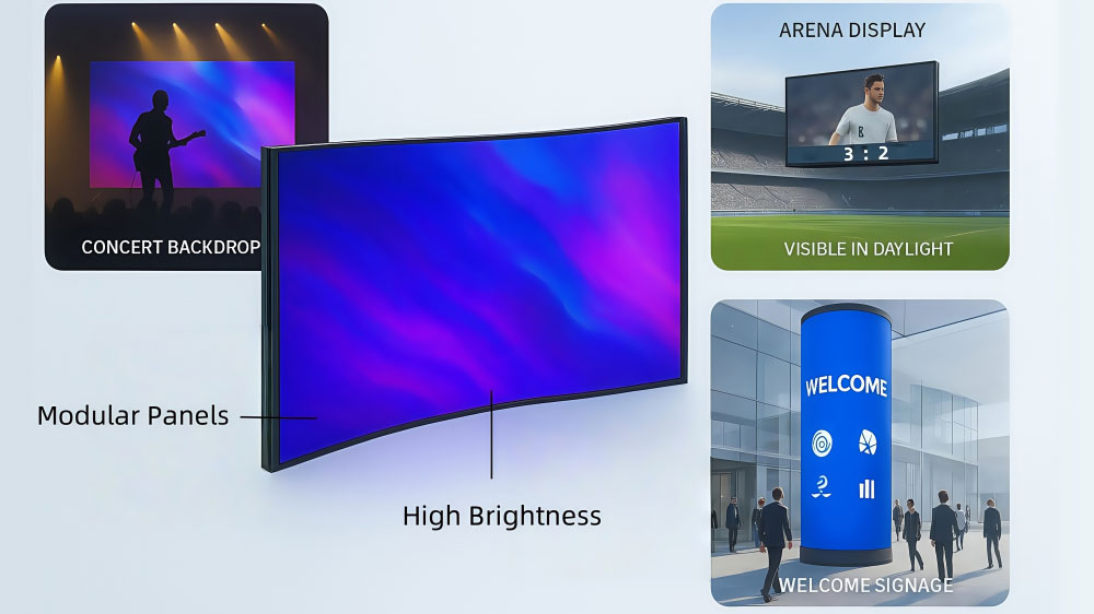 large led screens for events