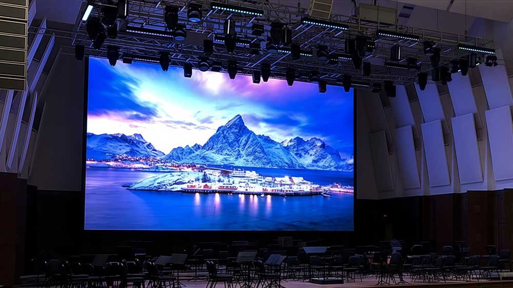 led screen display for event