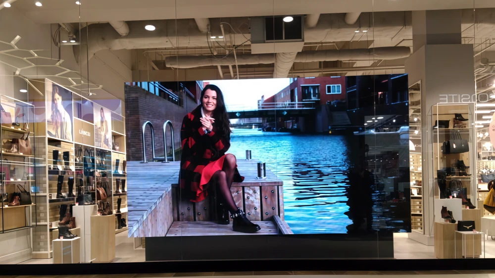shopping mall display screen