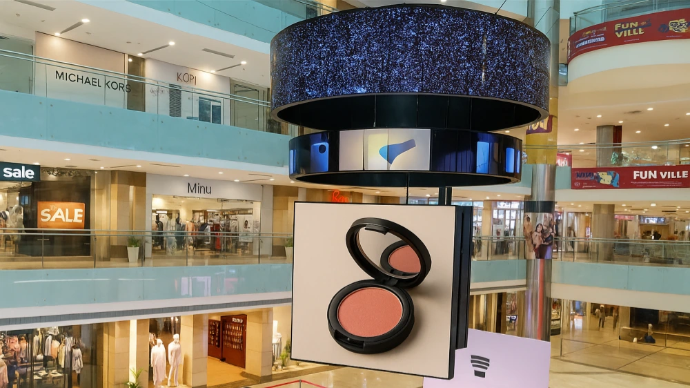 shopping mall display screen