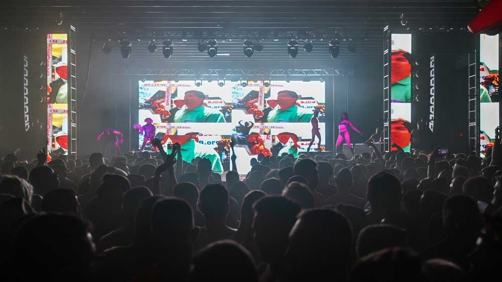 DJ LED wall