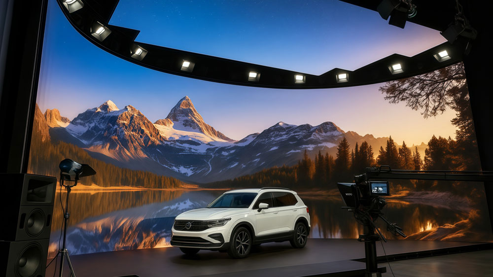 virtual production LED wall