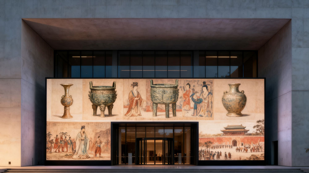 art museum led display screen