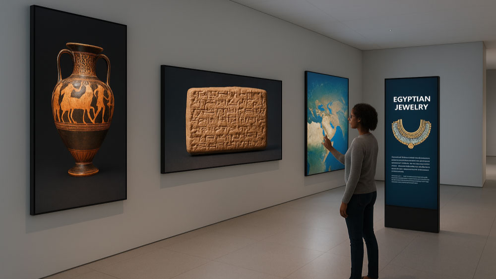 art museum led display