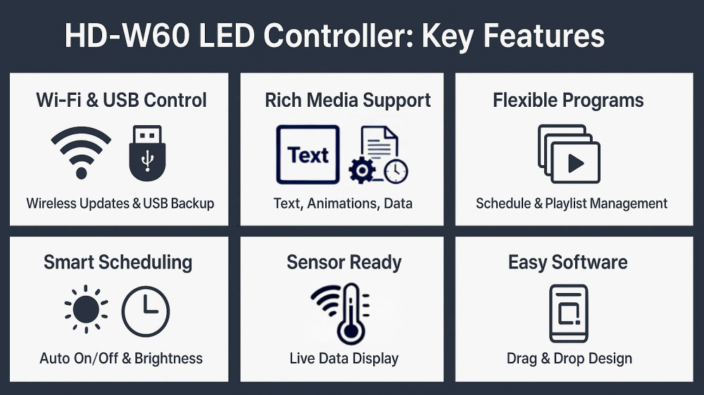 hd w60 led controller