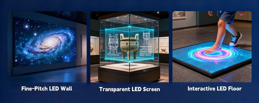 how to choose art museum led display