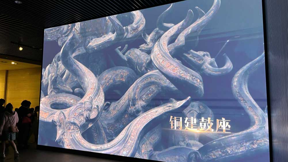 museum led screen cases