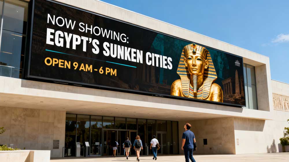museum outdoor led screen