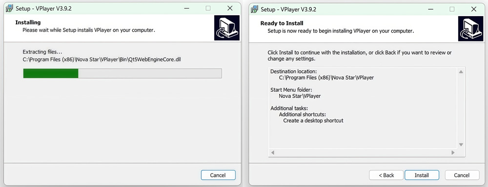 novastar vplayer installation