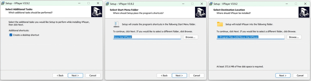 novastar vplayer installation
