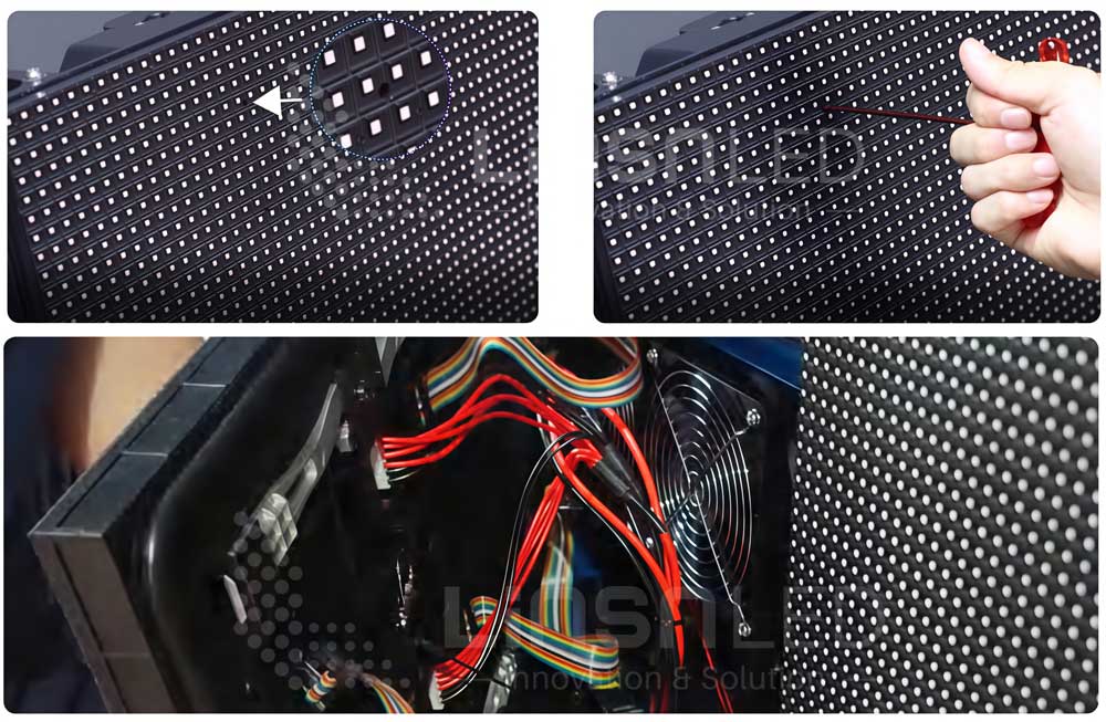 Front Maintenance LED Display