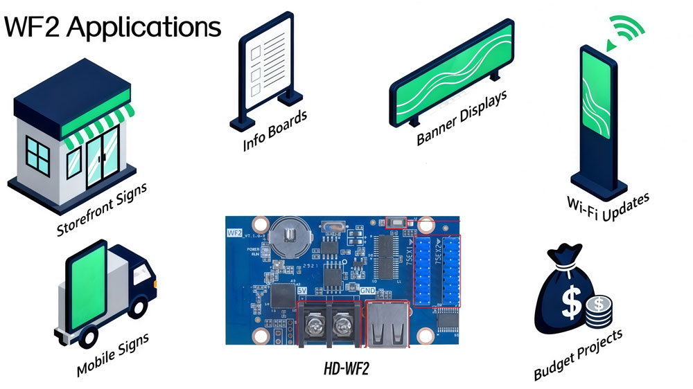 huidu hd wf2 applications