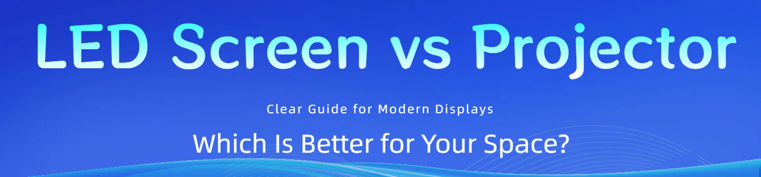 led video wall vs projector