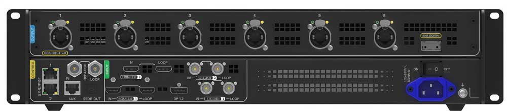novastar cx40 pro rear panel
