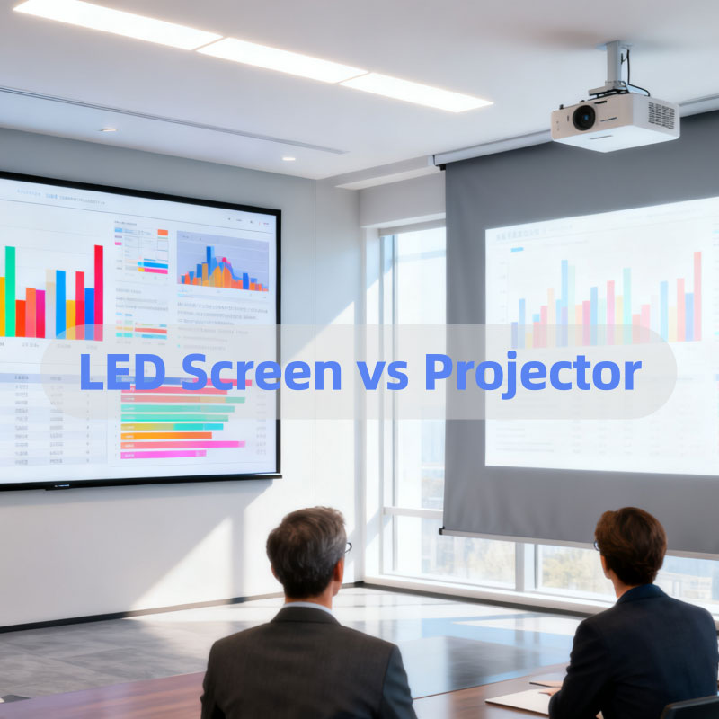 projector vs led screen