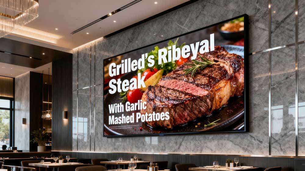 restaurant led screen